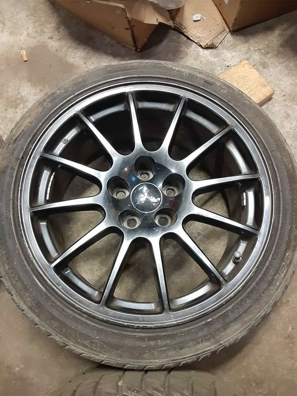 Wheels and Tires/Axles - 2008-15 Mitsubishi Evolution Evo X OEM ENKEI WHEEL RIM 5X114.3 18X8.5 - Used - Media, PA 19063, United States
