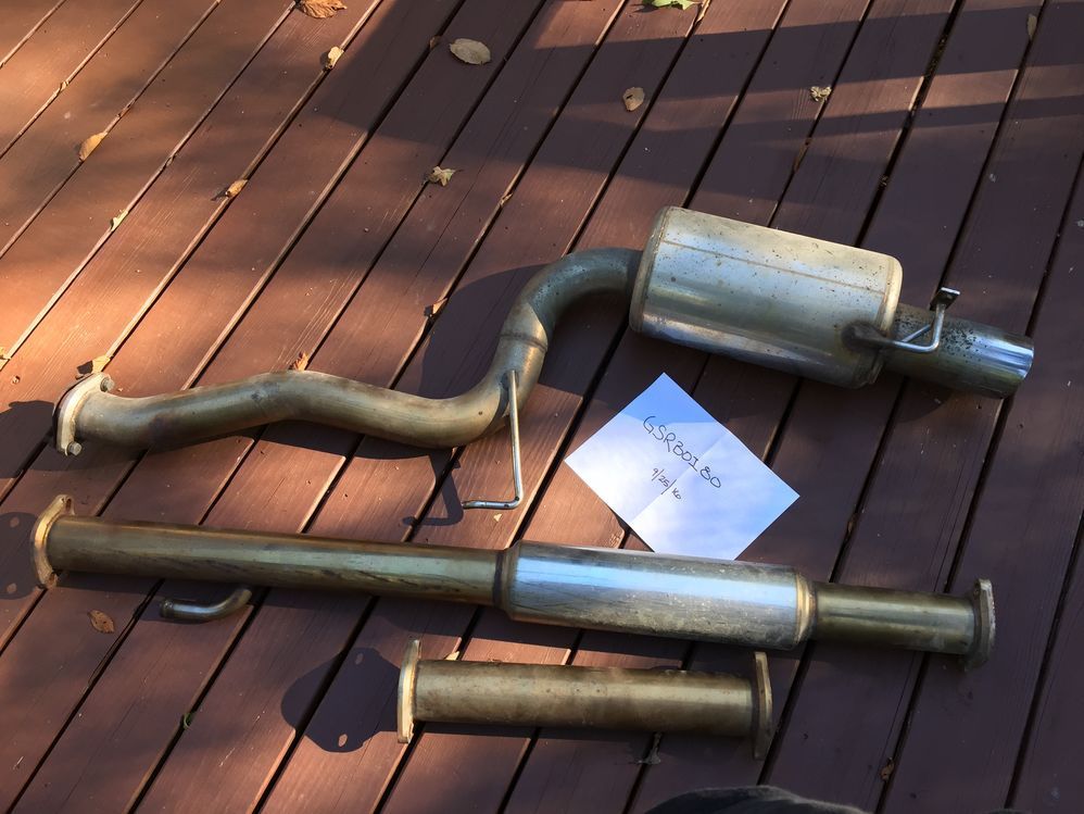 Engine - Exhaust - Injen SES 3in Downpipe back Exhaust VIII-IX - Used - 2003 to 2006 Mitsubishi Lancer Evolution - Delaware Water Gap, PA 18301, United States