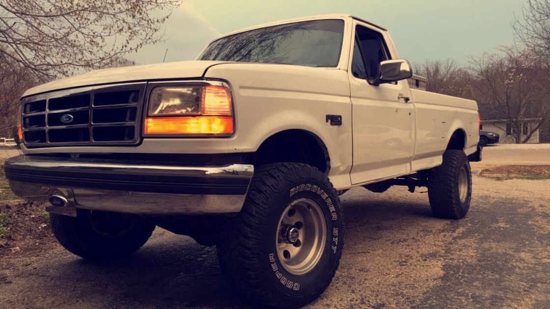95 f150 making grinding noise at slow speeds or when I hit the brakes