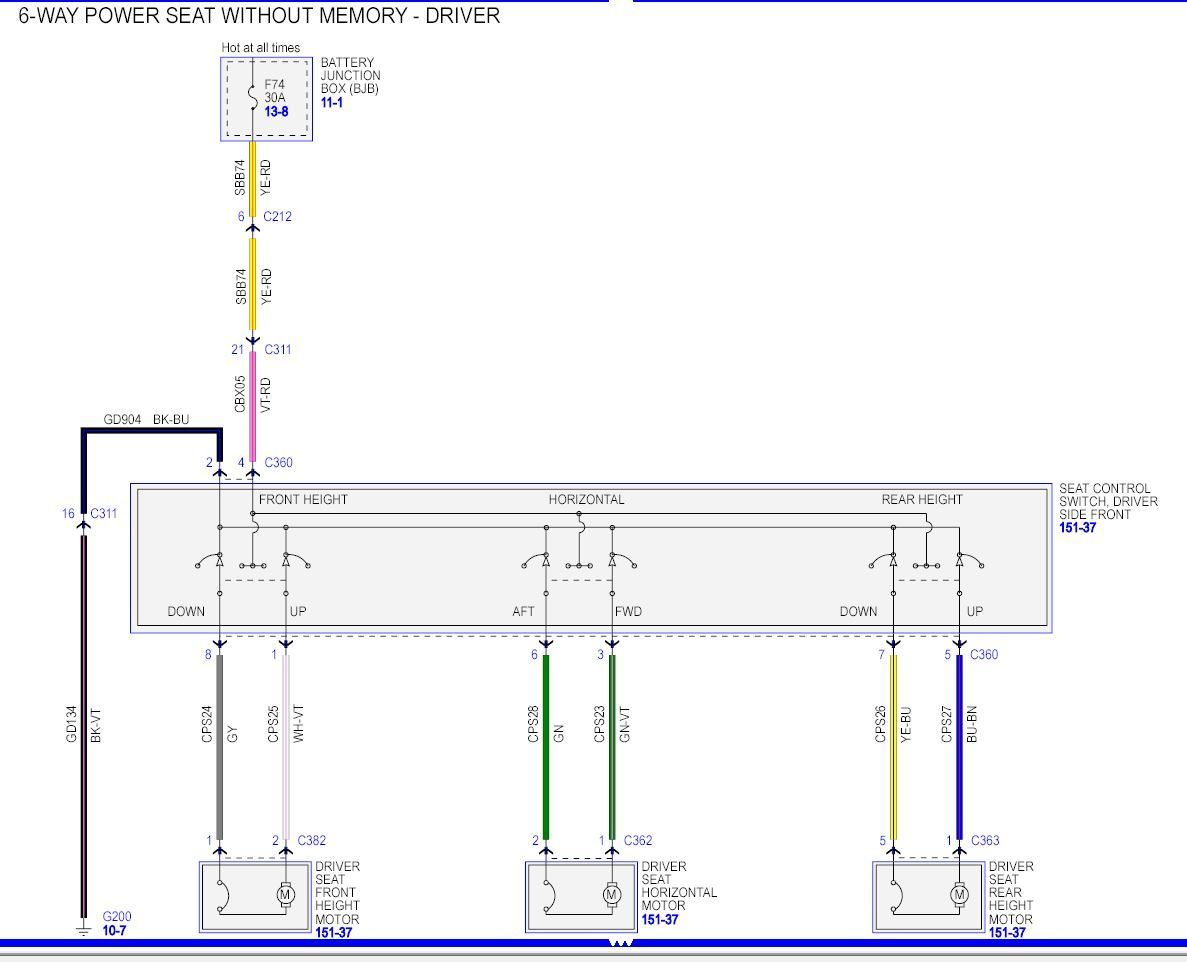 Power Driver Seat Not Working Ford F150 Forum Community of Ford Truck Fans