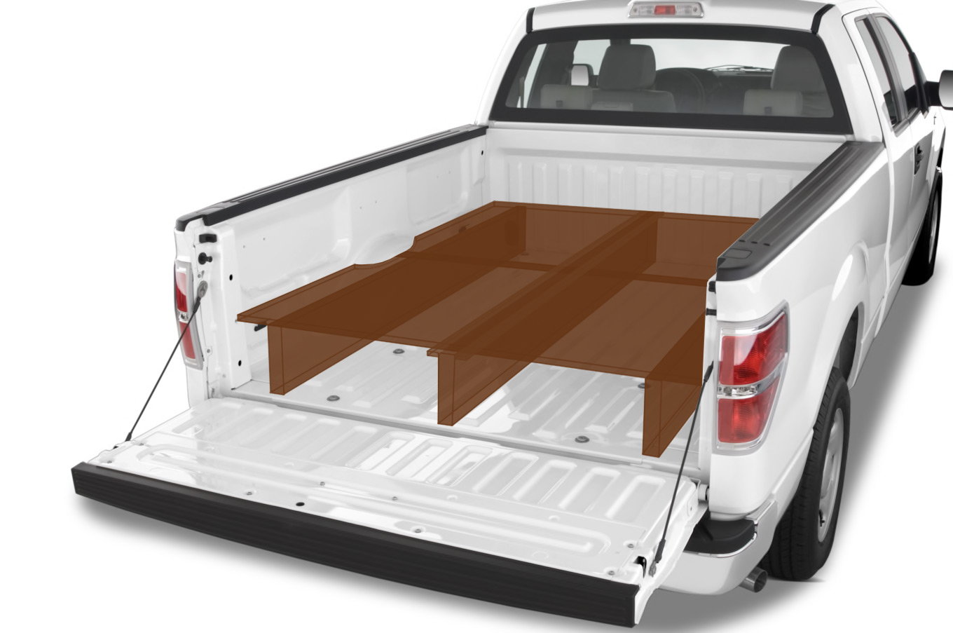 F 150 Sleeping Platform In Truck Bed Leer Shell On Top Ford F150