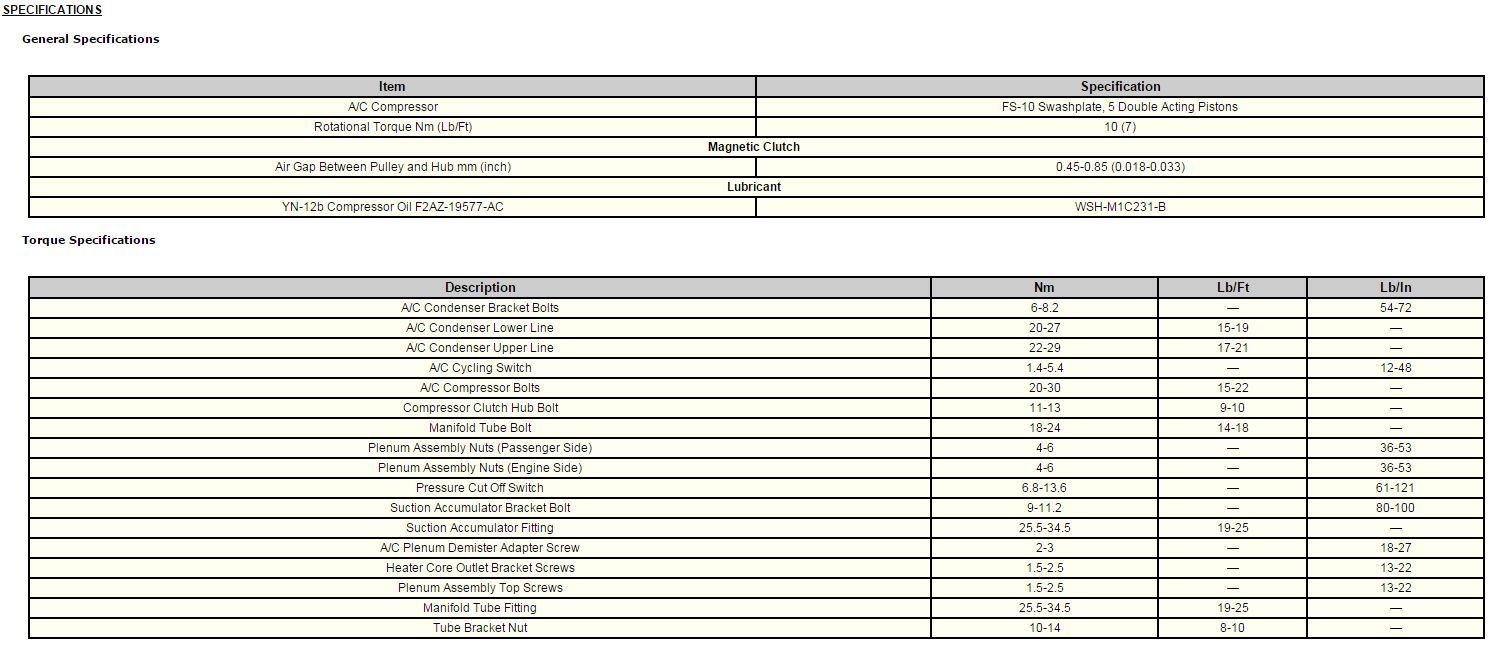 Ac compressor torque specs Ford F150 Forum Community of Ford Truck Fans