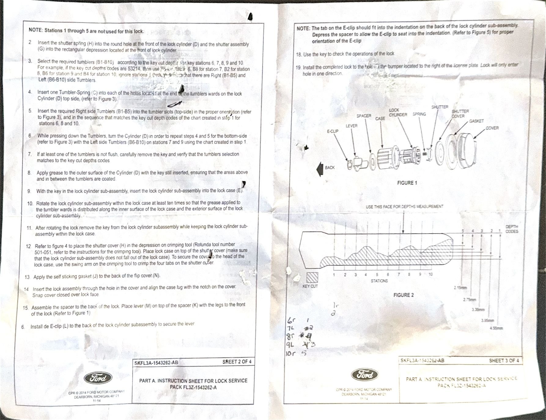 Spare tire lock cylinder assembly instructions Ford F150 Forum