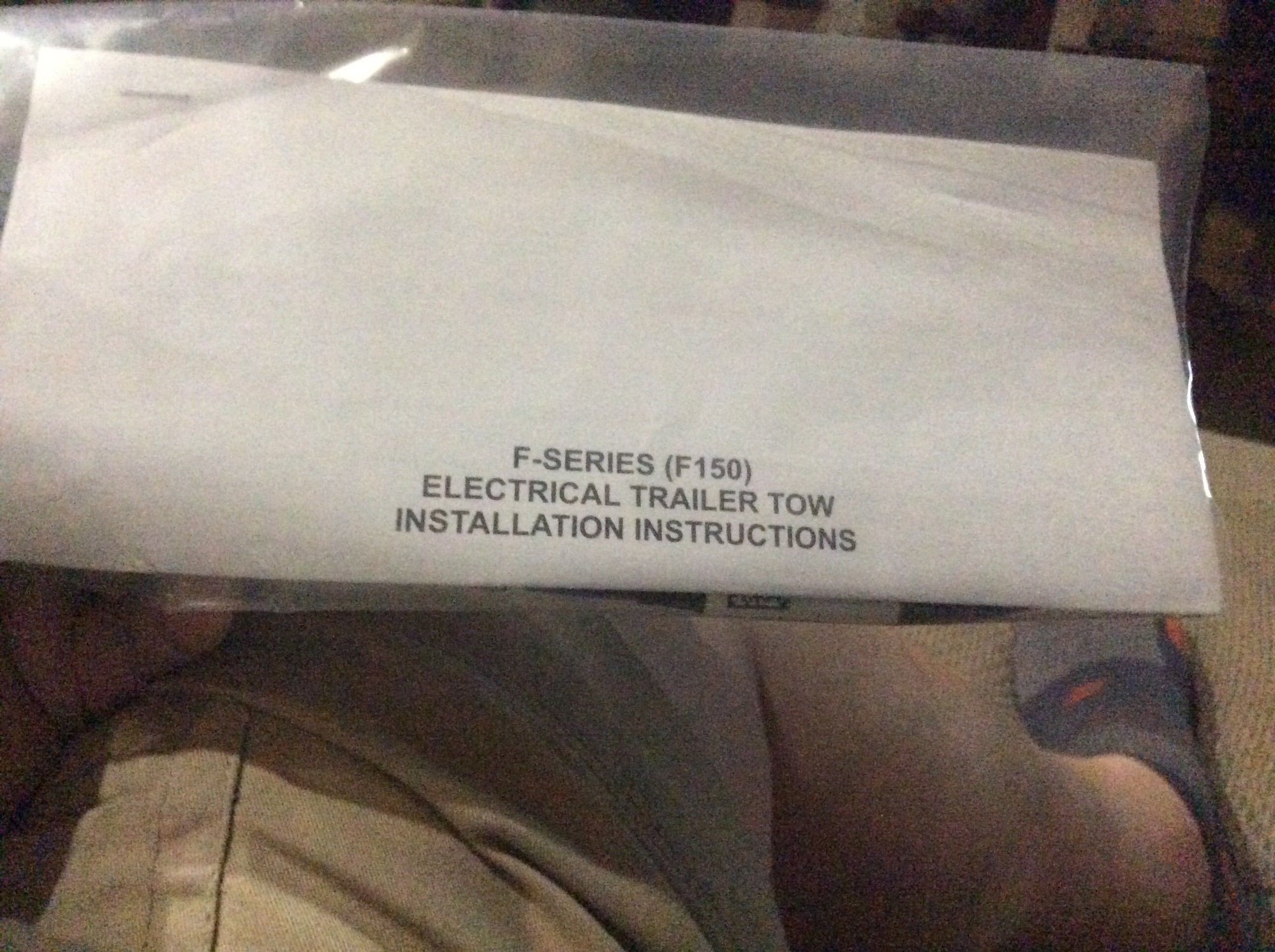 Electrical trailer tow installation instructions. - Ford F150 Forum