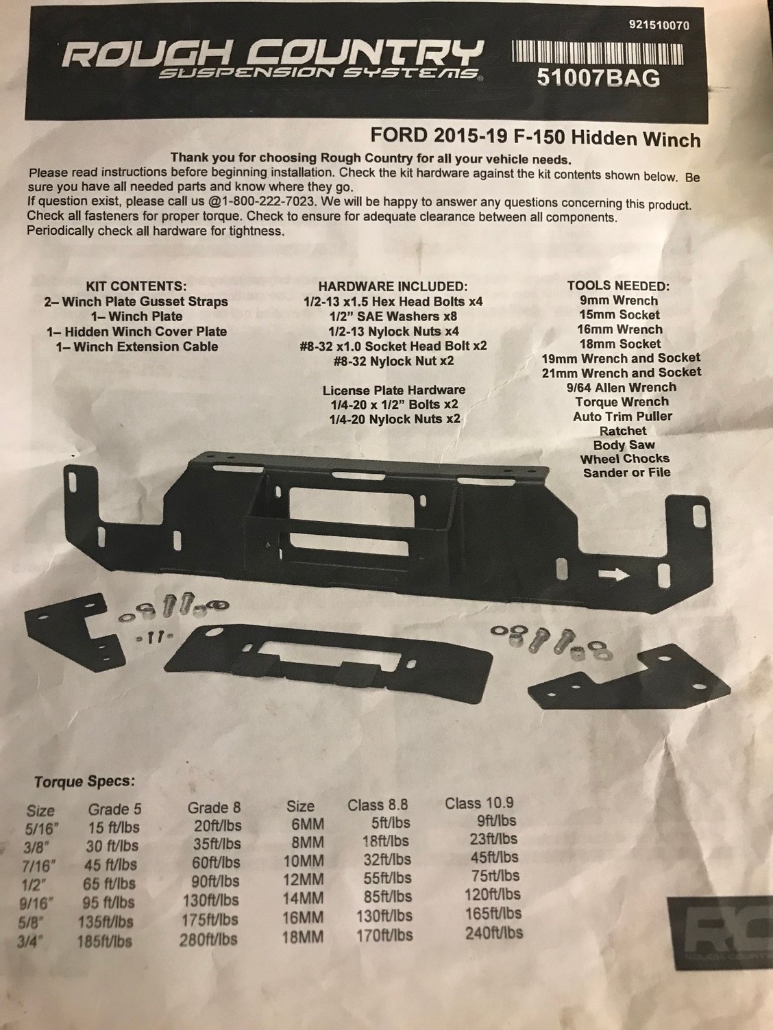 Hidden Winch Mounts and winches Ford F150 Forum Community of Ford