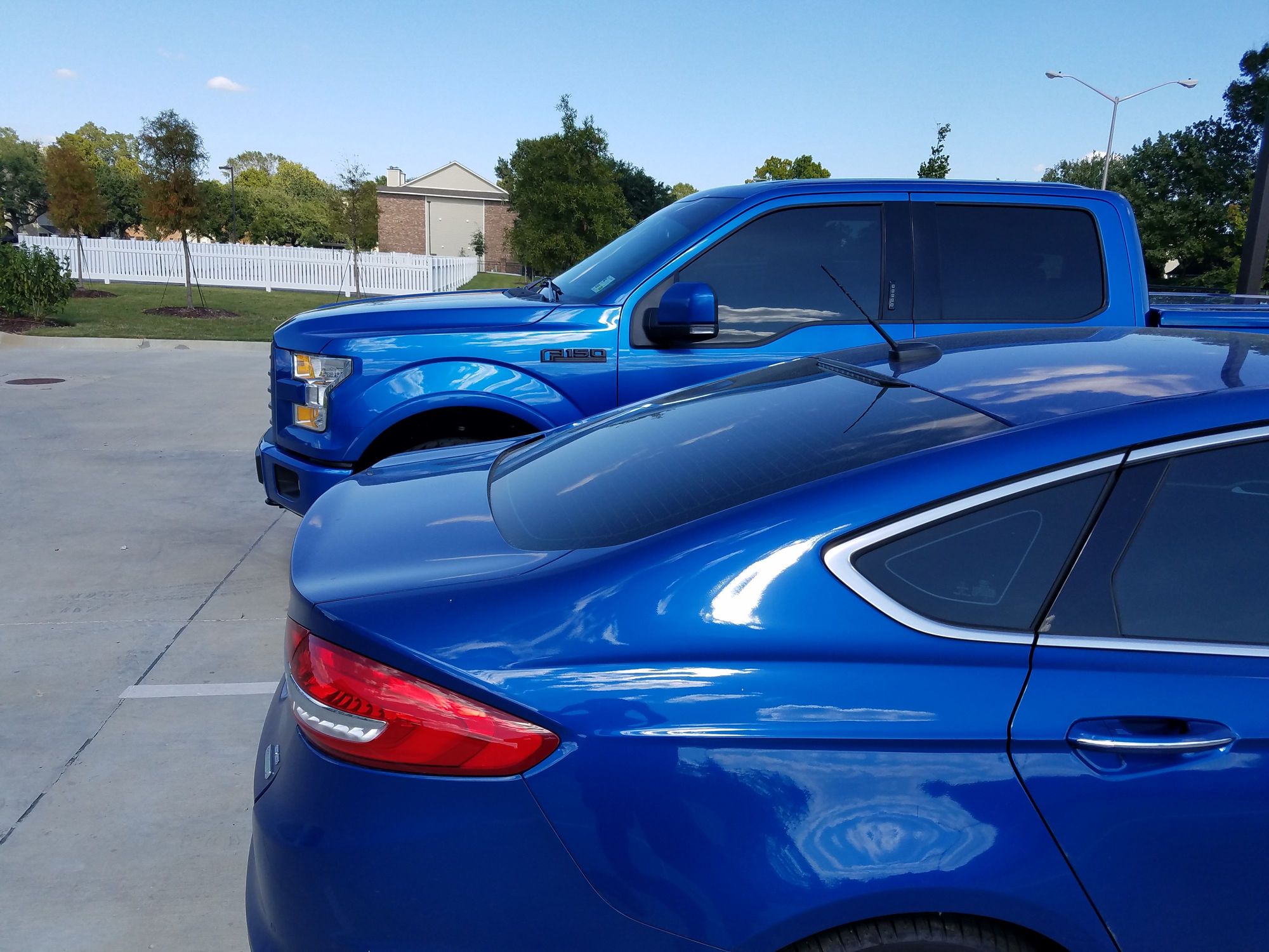 Deep navy blue ford