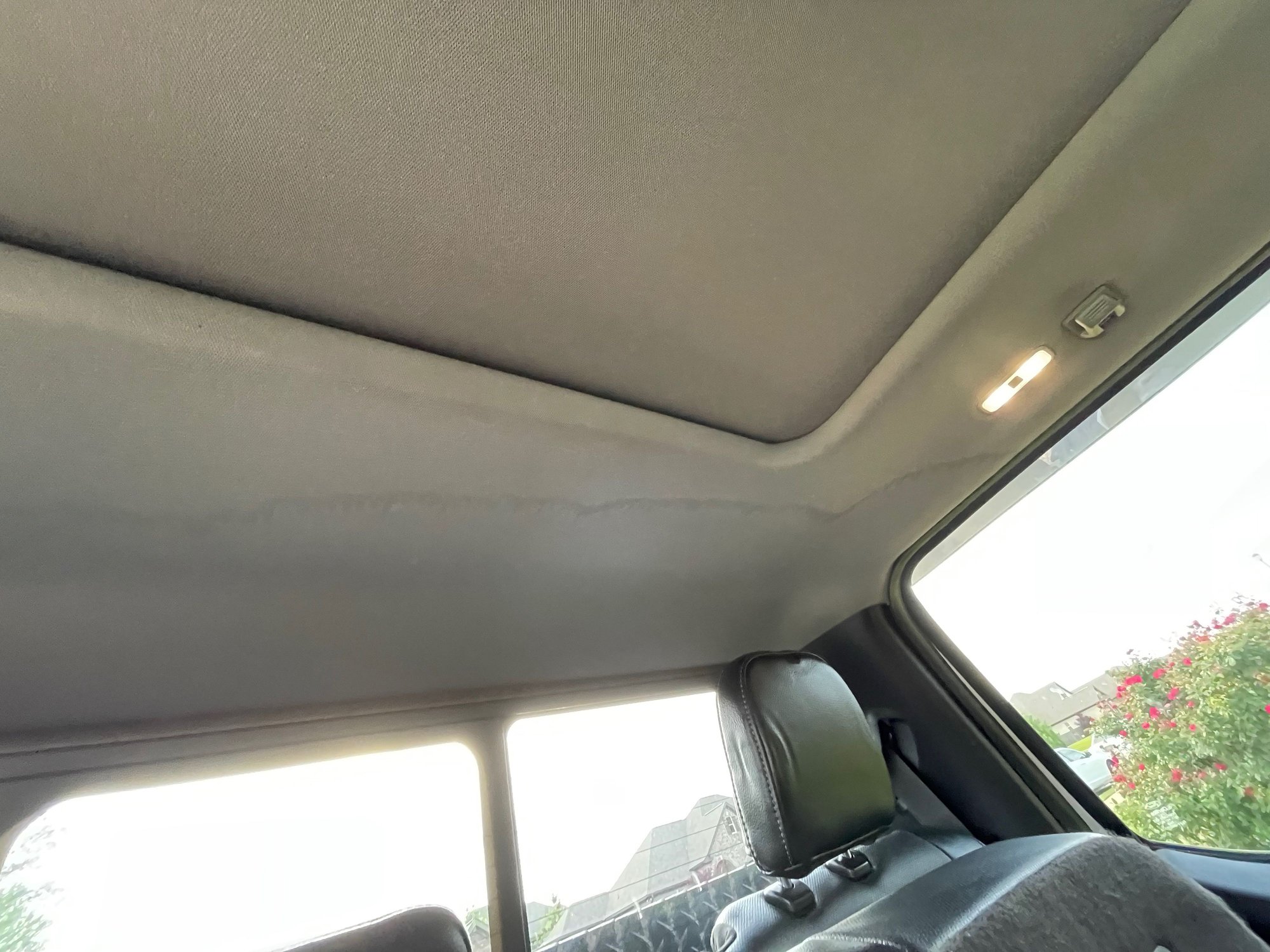 Headliner Water Stain Moonroof Leak? Drain issue? Ford F150 Forum