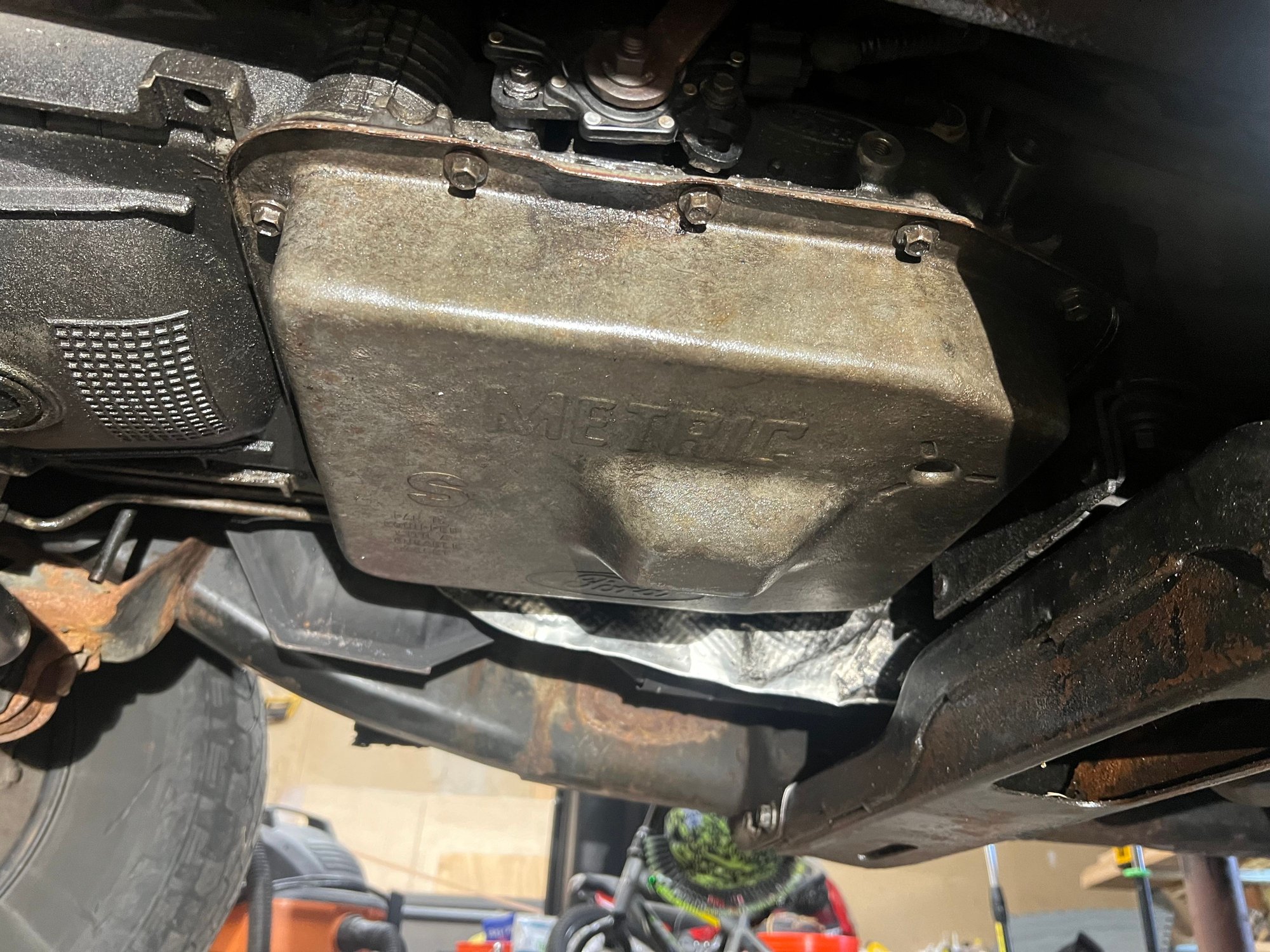 Jack stand under trans pan now it’s slipping Ford F150 Forum