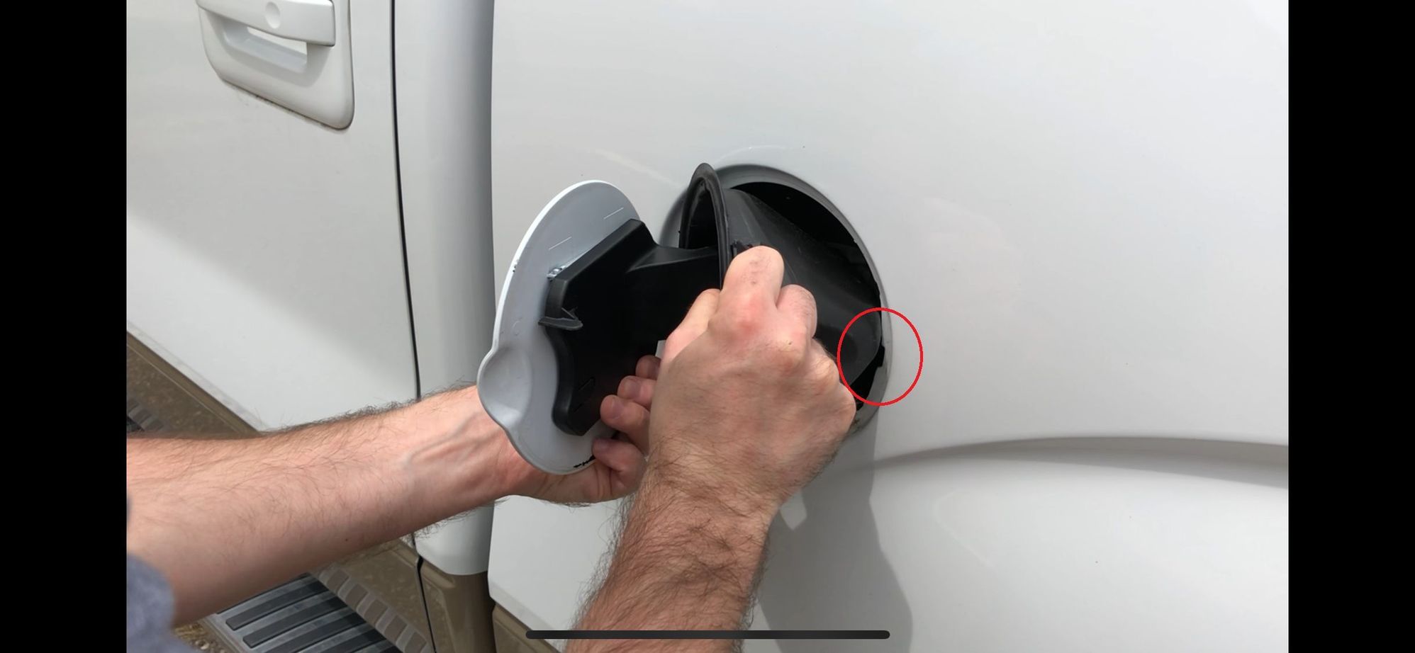 Fuel door/Gas Cap Upgrade/Repair after plastic snapped Ford F150 Forum Community of Ford