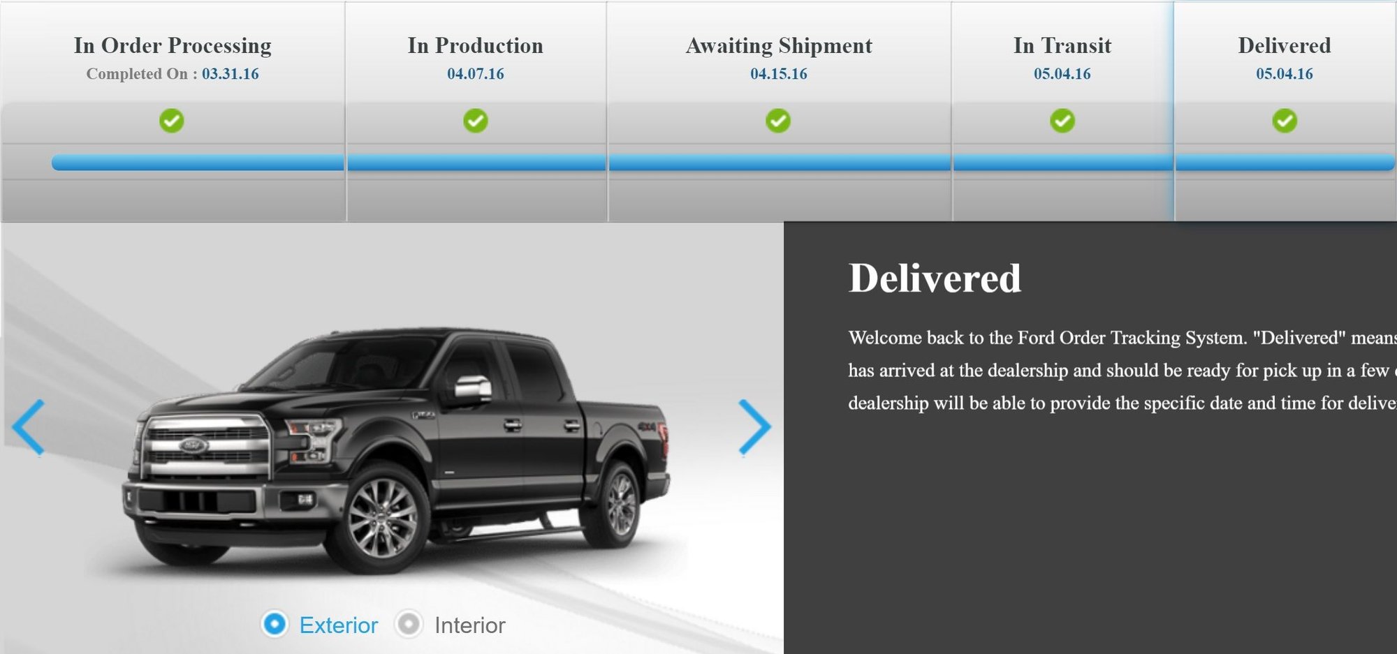 2016 Tracking Thread Page 273 Ford F150 Forum Community of Ford