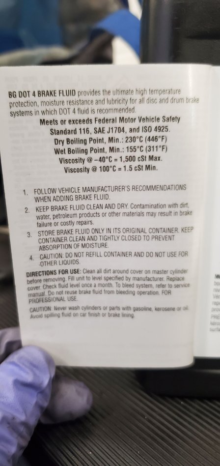 Ford Motorcraft DOT 4 LV High Performance Motor Vehicle Brake Fluid PN# PM20