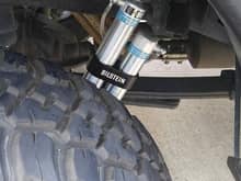 Bilstein 5165 rear shocks.  These are the off road shocks with the piggy back reservoirs.  What a big difference in ride quality when the roads get bumpy!  Plus I love the way they look on the truck.