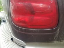 Broken Tail light and hole to repair