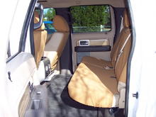 Interior Image 
Carhartt seat covers for rear seat