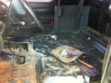 started gutting the interior