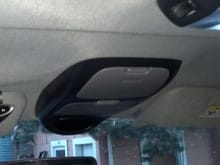 painted over head console and dome light