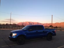 So fresh and so clean. Big Blue and a beautiful February sunset.