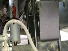 RC rear lift block and rear shocks