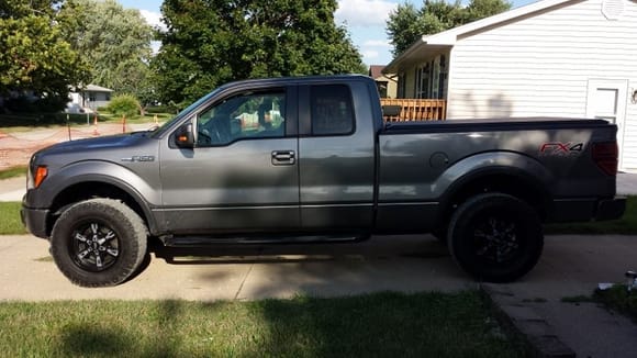 Plasti dipped my inserts gray to match the truck