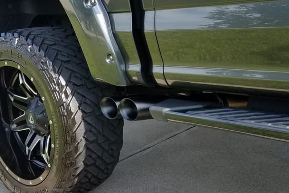 Magnaflo exhaust with black finish