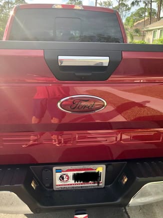 Ruby Red Ford Emblem 
