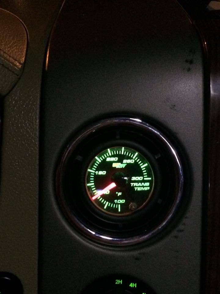 Trans temp gauge in pillar, or other option? Ford F150 Forum