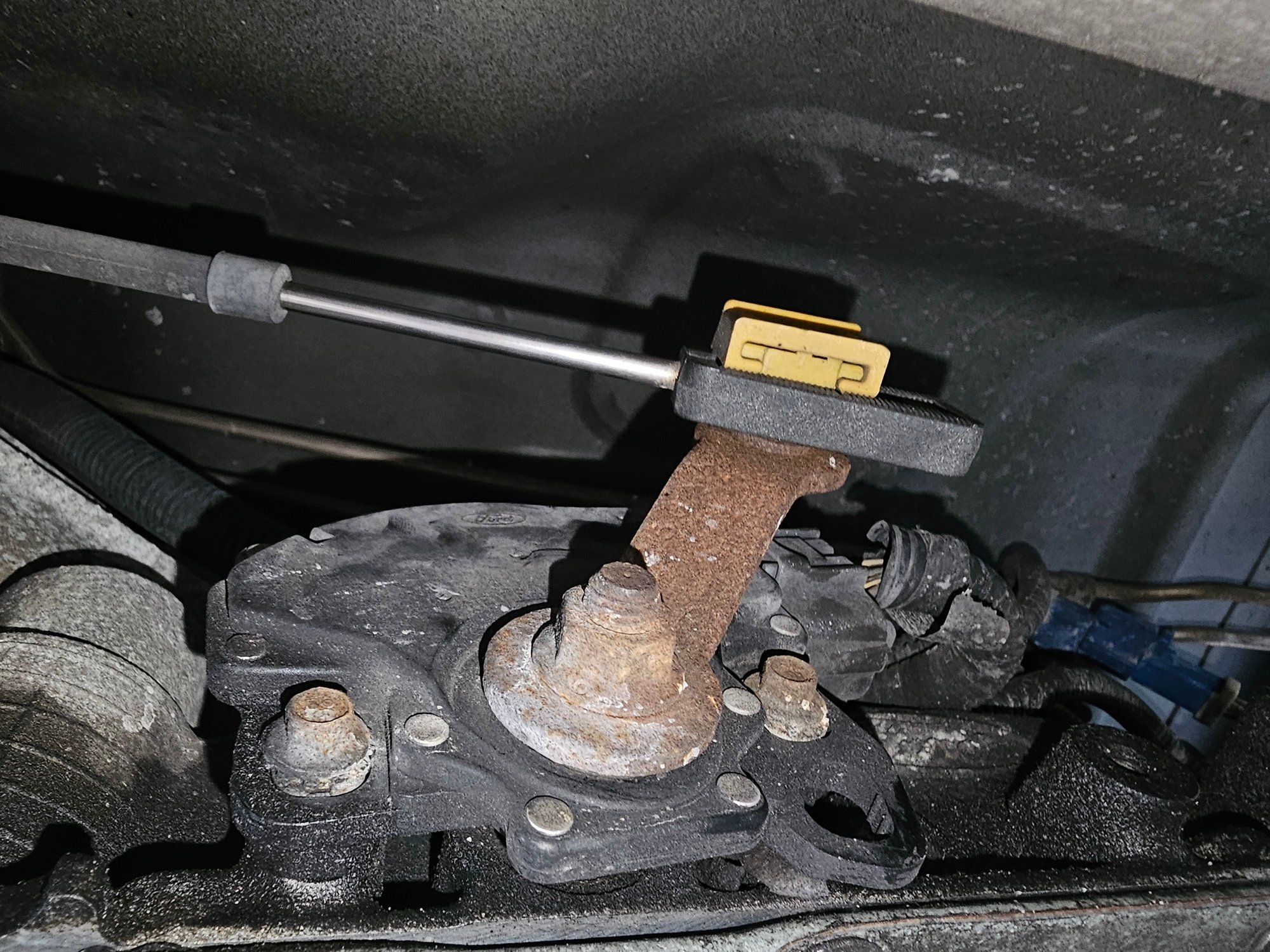 1997 f150 trans cable connection 