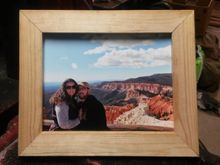 Homemade picture frame