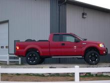 05 F150 4 IN RANCHO 35 TIRE 18X9 5.5 B.S