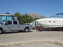 New 2011 F350 with 1st tow hooked up.