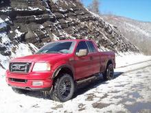 Snow Day New Eagle wheels with 325/65/18 nitto tires