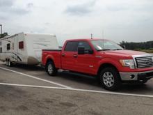 Towing the camper - 30' trail lite