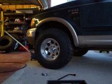 BOUGHT RIMS OF CRAIGS LIST AND DROVE 4 HOURS TO PICK THEM UP ONLY TO GET THEM BACK HOME AND REALIZE THAT TWO OF THE WHEELS HAVE WALLOWED HOLES... DANG IT! I SENT THEM TO A MACHINE SHOP SO NOW I AM JUST WAITING.....LALALALALALALALALA