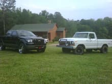 My Truck and a Classic Ford