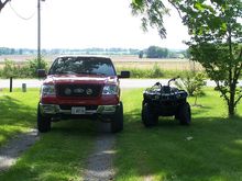 Truck and new four wheeler