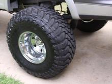 new 38" tires and wheels 16x12