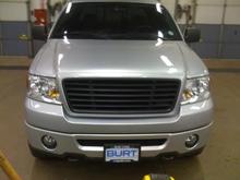 My new Saleen grill...i just need to black out my headlights