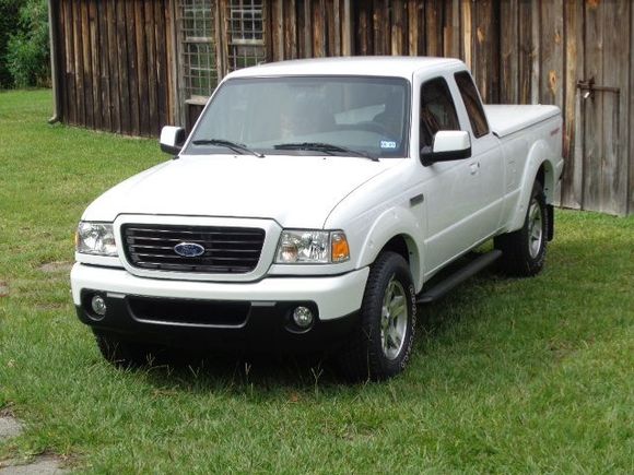 Rocky with the new FX4 rims and tires.