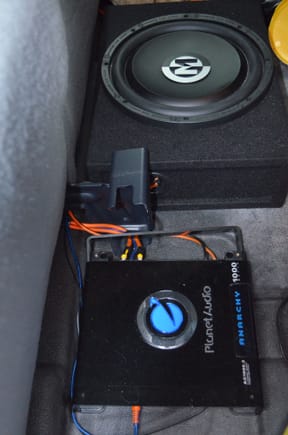 amp and sub that was installed