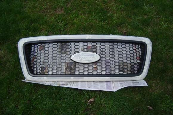 Black Painted Grill ( masked )