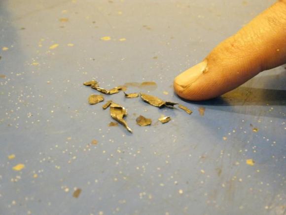 metal shavings