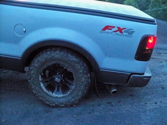 almost got the exhaust on the ground