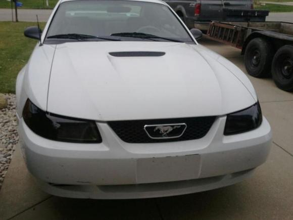 With the new tinted OEM HL's.