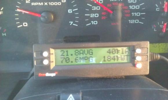 Scangauge coasting.