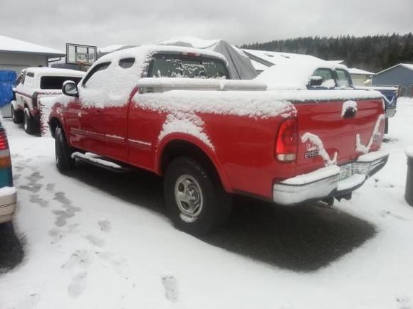 My truck's first time in the snow since I owned it