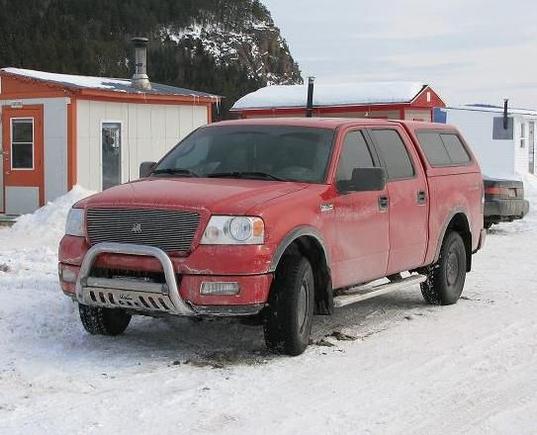my fx4 at ice fishing