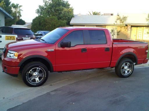 New truck w/o wheels tires and leveling kit.