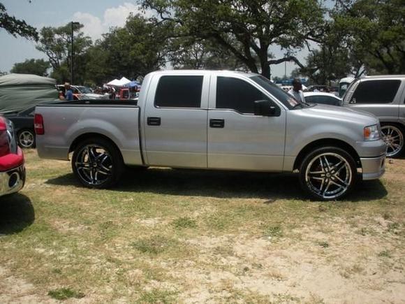 F 150 Silver on 24s