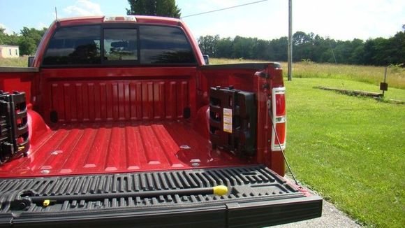 stowed   passenger side