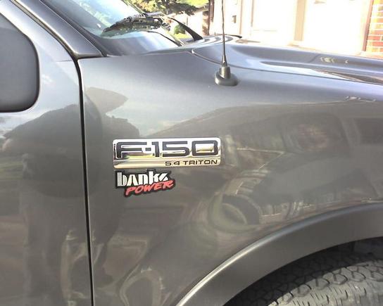 Banks Power Pack exhaust system badge